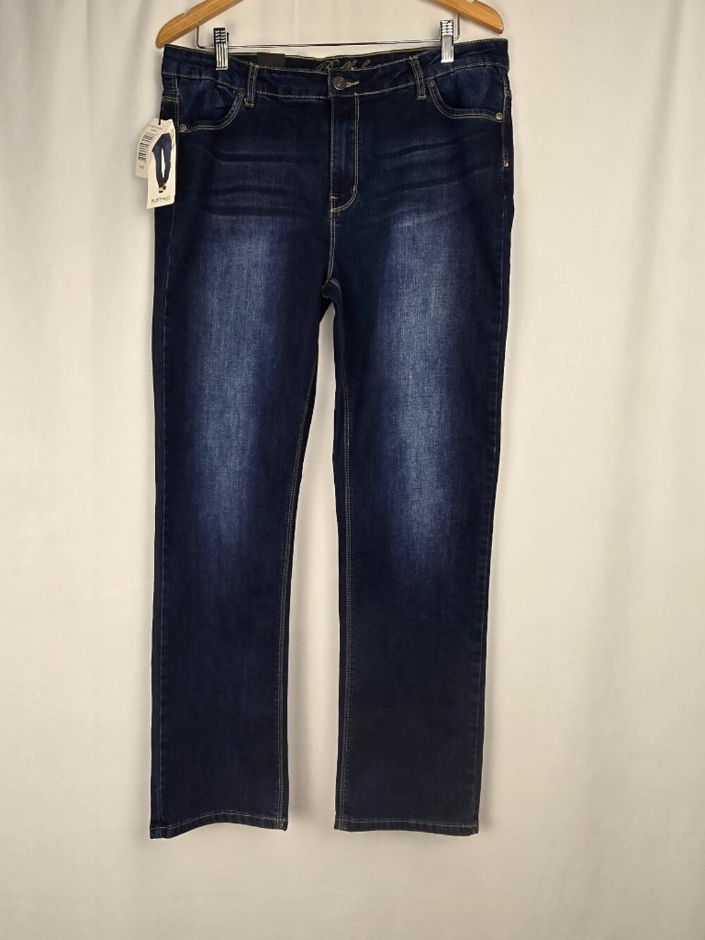 NWT Buffalo David Bitton Misha Mid Rise Straight Leg Jeans 14x30